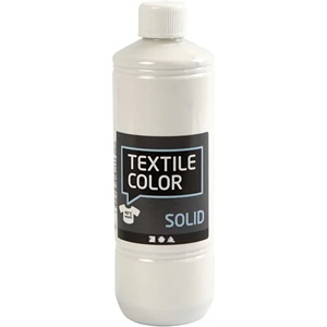 Textile Solid, hvid, dækkende, 500 ml